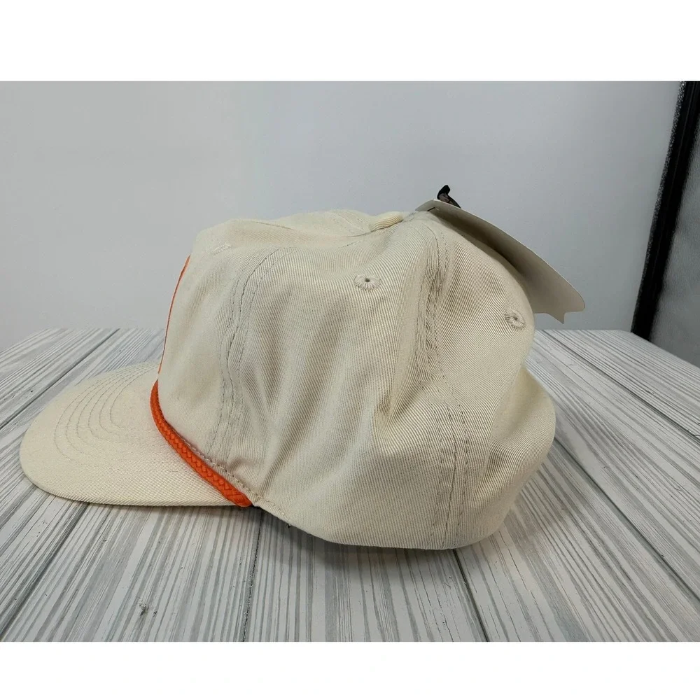 Whataburger Tailgate Champs Rope Hat Academy Mens Cream Orange Snapback OSFM NEW
